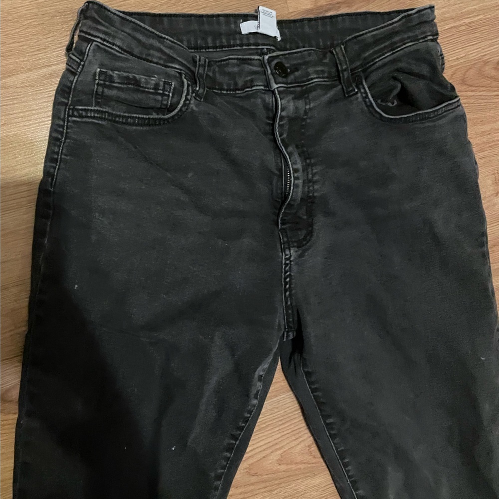 Forever 21 Charcoal black Denim Pants size 31 - Picture 3 of 4